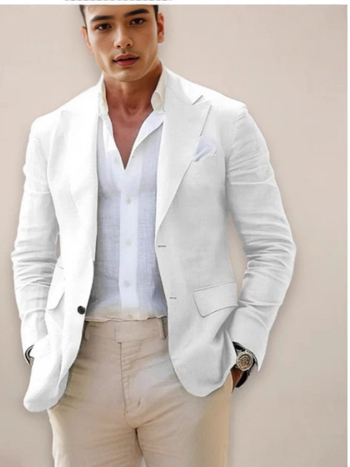 Muško casual poslovno sako s britanskim stilom, digitalni print, poliester tkanina, poliester podstava, kopča na jedno dugme