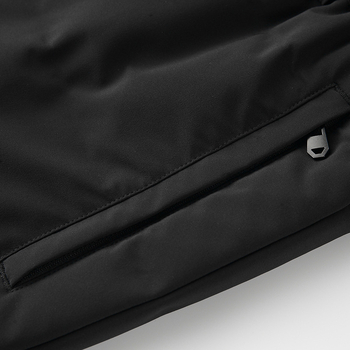 Мъжки пухени панталони, прав крак, средна талия, връзка за стягане, полиестерно-блендована тъкан