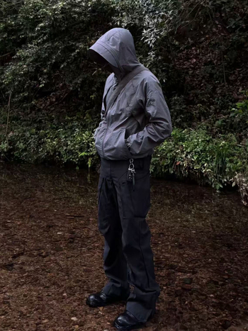 Auticup Ranger Outdoor Cargo hlače s više džepova, 3D krojenje, otporan najlon, zatvarač, ravni kroj, zimska kolekcija