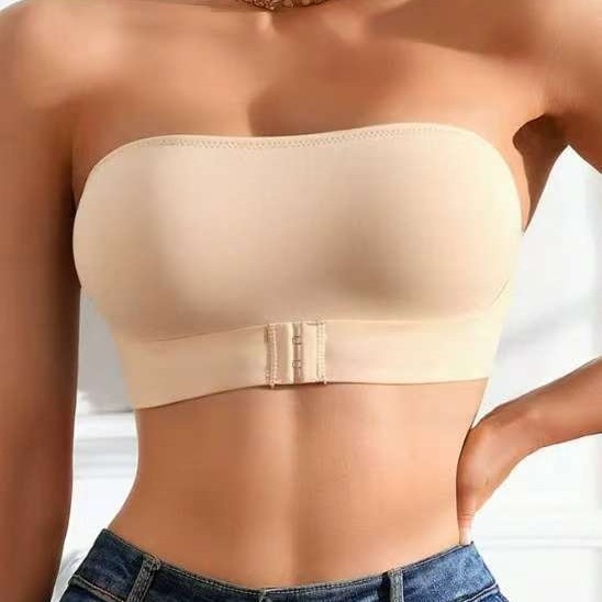 Wrap Bust Push-Up grudnjak – najlon, lagan, prozračan, protuklizno, prednja kopča, bočno skupljanje, gornja potpora