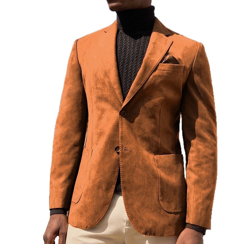 Casual sako, uski kroj, dva gumba u jednom redu, klasičan ovratnik, vodootporan i otporan na vjetar, podstava od poliestera