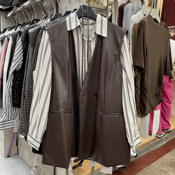 Costum casual pentru femei – 3D pattern, denim cu PU, cusătură colaj, primăvara 2026, stil japonez și coreean