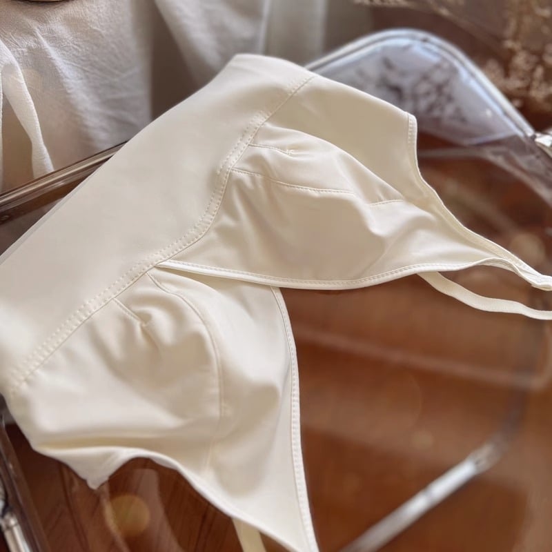 Ženski grudnjak bez naramenica s trokutastim košaricama, bezšavni, stražnji vest stil, lagani ljetni model