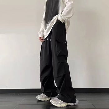 Unisex cargo hlače, slobodnog kroja, širokih nogavica, srednji pojas, debelo modalno vlakno, mikroelastičnost