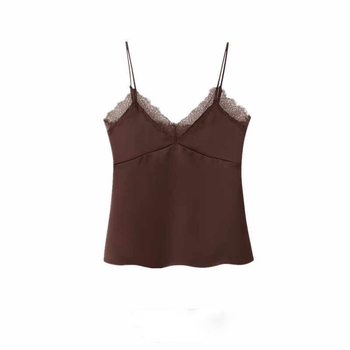 Čipkasti top s 3D uzorkom, V izrez, uski kroj, poliester 95%