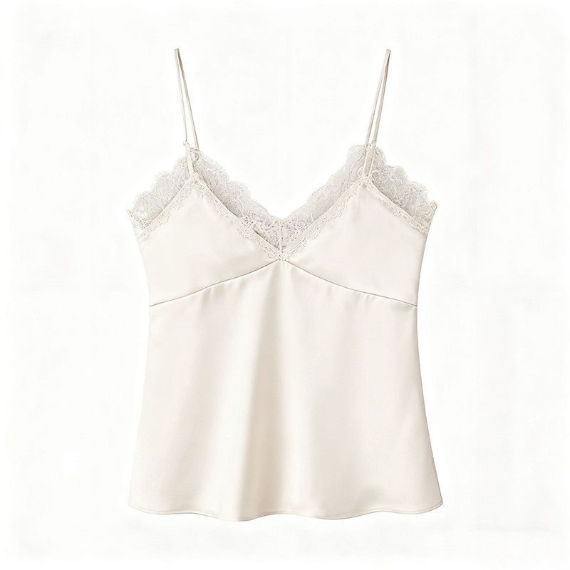 Čipkasti top s 3D uzorkom, V izrez, uski kroj, poliester 95%