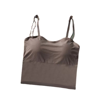 Najlon bez ramena top s uklonjivim jastučićem, bez šavova, 3/4 košarica