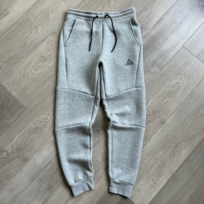 Muške sportske casual hlače od pamukasto-mješane tkanine, slobodan kroj, srednji pojas, ravne nogavice, šnúrica za zatvaranje