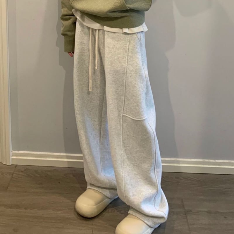 Banana hlače – casual hlače s visokim strukom, patchwork stil, pamuk-smjesa tkanina, blaga elastičnost (Banana hlače, visok struk, patchwork stil, pamuk-smjesa, blaga elastičnost)