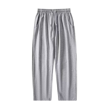 Muške sportske hlače opuštenog stila – ravnog kroja, srednji pojas, jesen 2024, poliester