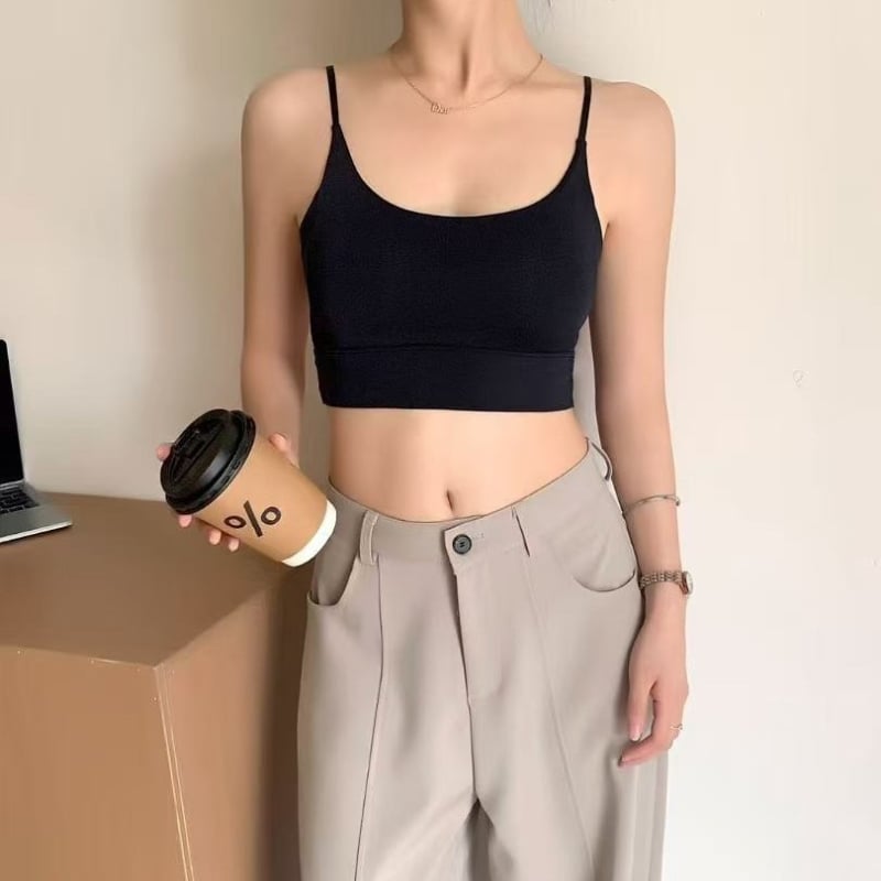 Váll nélküli csőtop keresztpántokkal, 3/4-es kosár, közepes formázott kosár, nylon, mellkas hossz, nyár 2024