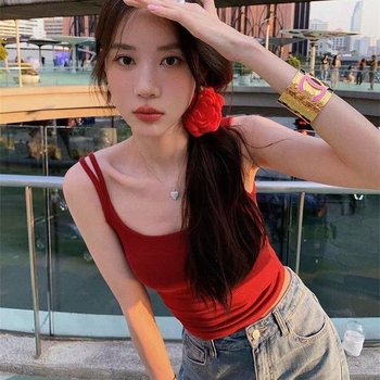 Nylon csőtop mellkaspánttal, félkosár, vékony formázott kosár, légáteresztő és varrat nélküli, hasi hossz (nyár 2024)