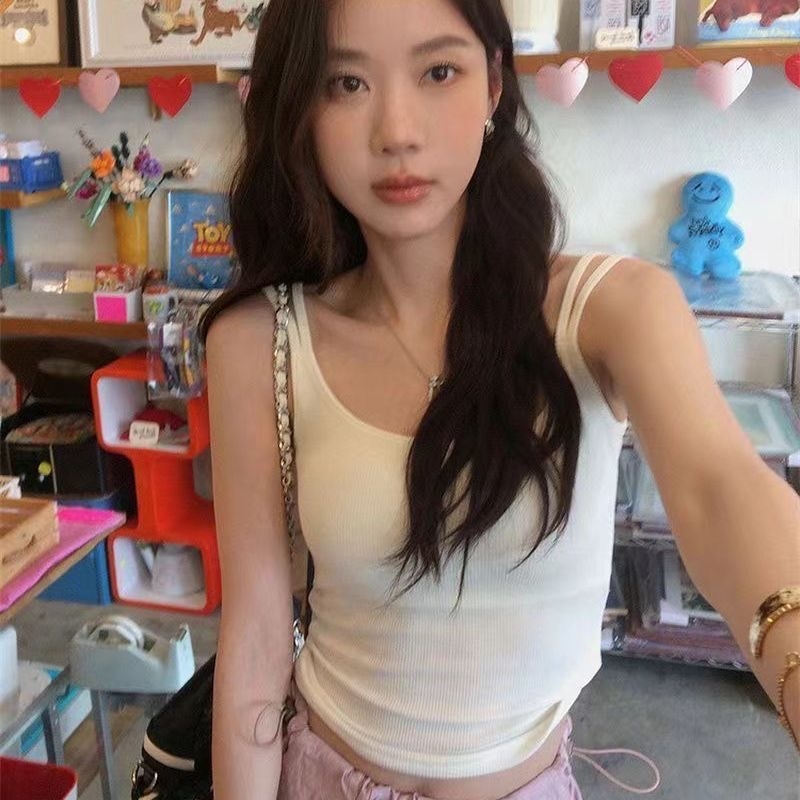 Nylon csőtop mellkaspánttal, félkosár, vékony formázott kosár, légáteresztő és varrat nélküli, hasi hossz (nyár 2024)