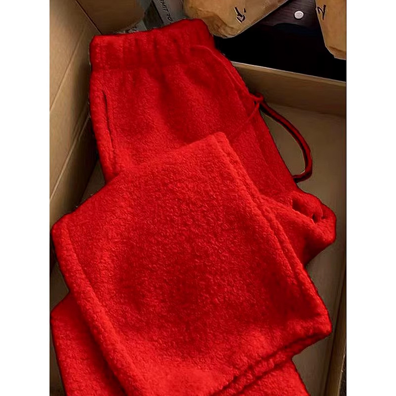 Pantaloni drepți pentru femei, talie înaltă, poliester, casual, toamna 2025