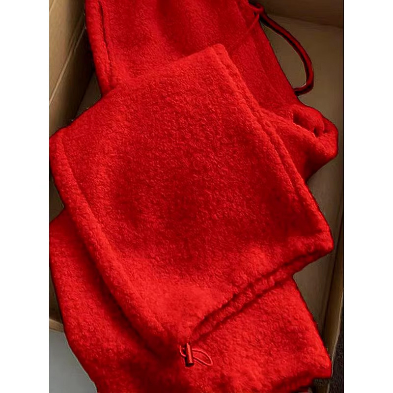 Pantaloni drepți pentru femei, talie înaltă, poliester, casual, toamna 2025