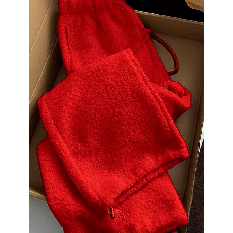 Pantaloni drepți pentru femei, talie înaltă, poliester, casual, toamna 2025