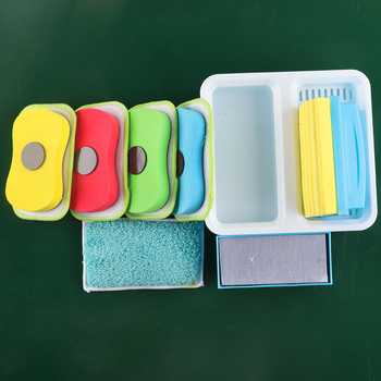 Магнитна гумичка за бял борд с EVA задна част, повърхност от фланел, съвместима с водноразтворима креда, подвижна и миеща се