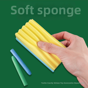 Magnetická guma na bielu tabuľu s EVA zadnou stranou, povrch z flanelu, kompatibilná s vodou rozpustnou kriedou, odnímateľná a prateľná