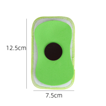 Магнитна гумичка за бял борд с EVA задна част, повърхност от фланел, съвместима с водноразтворима креда, подвижна и миеща се