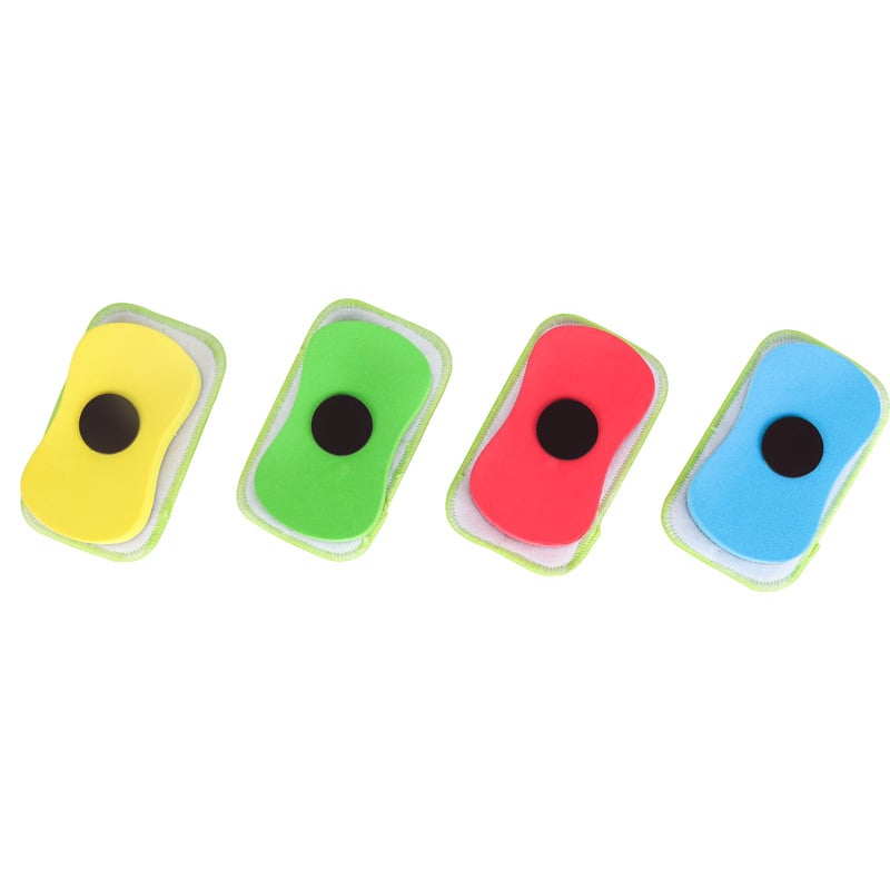 Магнитна гумичка за бял борд с EVA задна част, повърхност от фланел, съвместима с водноразтворима креда, подвижна и миеща се