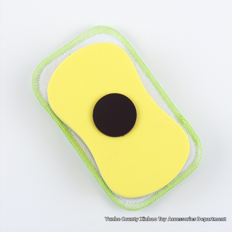 Magnetická guma na bielu tabuľu s EVA zadnou stranou, povrch z flanelu, kompatibilná s vodou rozpustnou kriedou, odnímateľná a prateľná