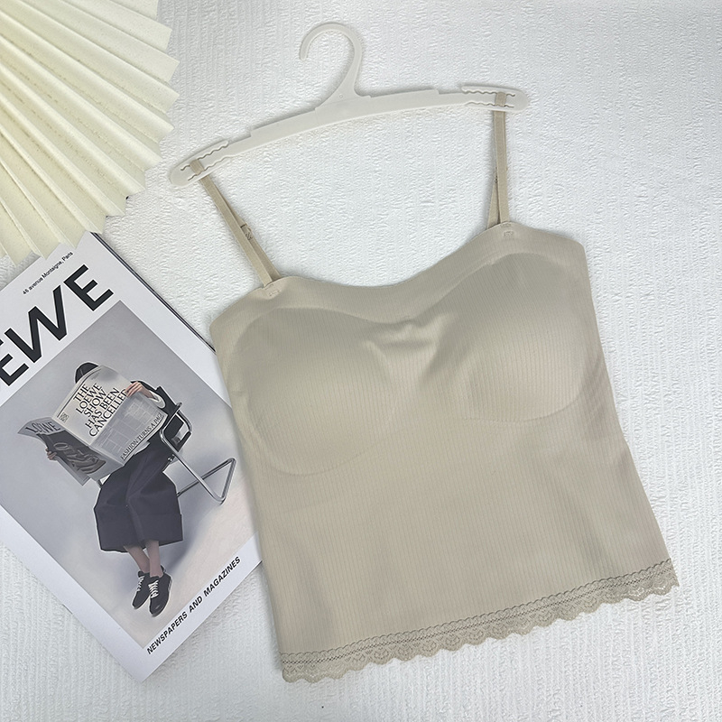 Najlon tube top bez naramenica, s punim čašicama, tanki oblik, prozračan leđa
