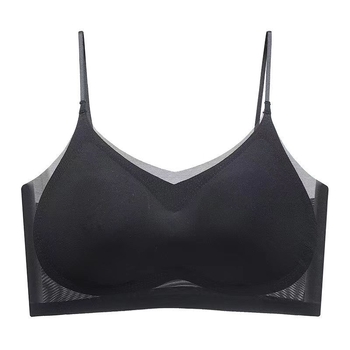 Sutien nylon fără bretele – Chest Wrap, cupe 3/4, cupe subțiri, design pentru spate neted