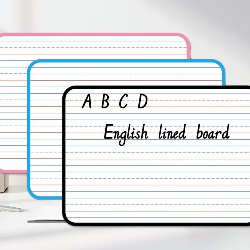 Διπλής όψεως πίνακας γραφής με τέσσερις γραμμές και τρεις περιοχές πλέγματος, μη μαγνητικός, επιφάνεια σβήνεται εύκολα, πίνακας σχεδίασης Pinyin, διδακτικό βοήθημα στην τάξη