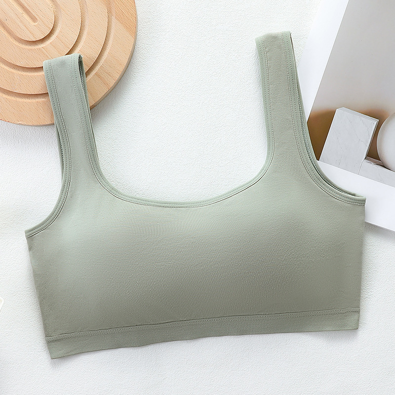 Bustier sport din bumbac 100% cupe integrate, fără bretele, respirabil și confortabil