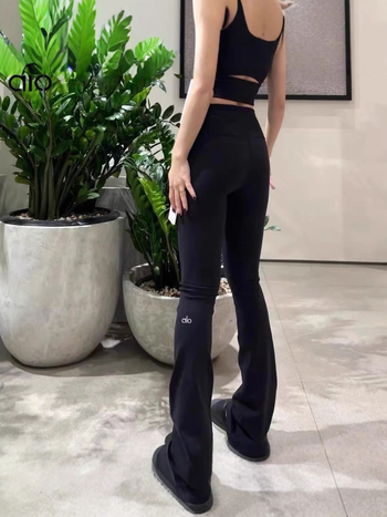 Široke svakodnevne hlače za žene, visoki struk, mješavina nylon-spandex, zima 2025