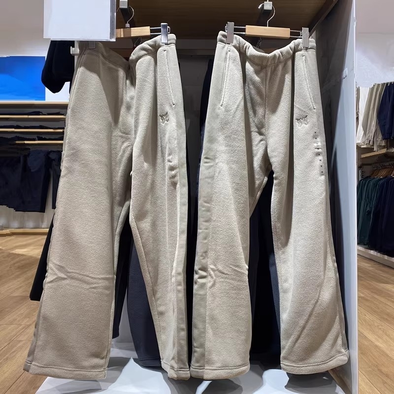 Unisex hlače od polarnog flisa, casual, zimske ravne kroja, 25, 483979