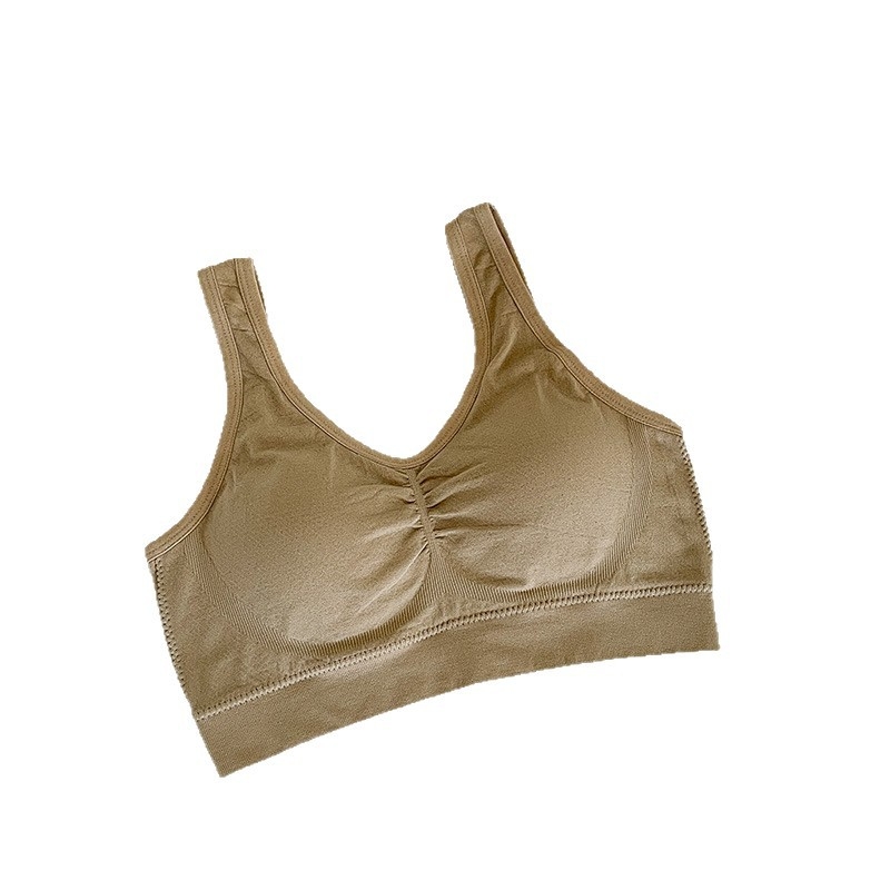 Top sport wrap pentru torace, fără cusături, material nylon 90–95%, cupe pline, formă medie a cupei