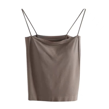 Najlon Bellyband majica, 3/4 šalice, tanak kalup kalup, prozračna i udobna