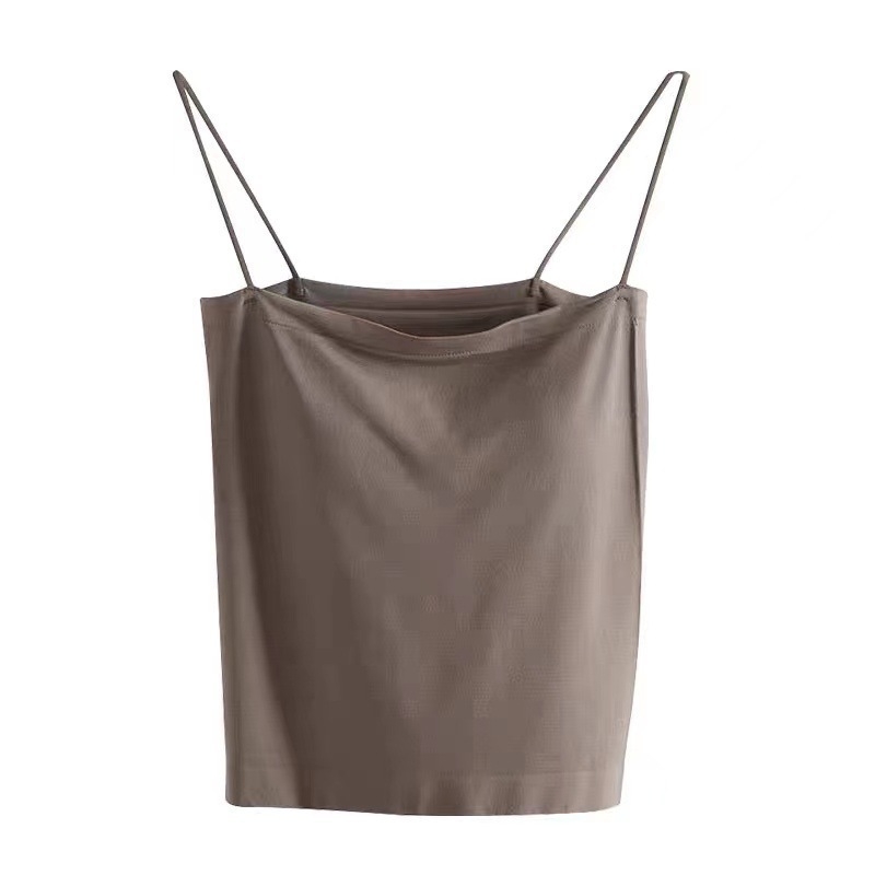 Najlon Bellyband majica, 3/4 šalice, tanak kalup kalup, prozračna i udobna