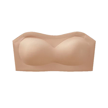 Nylon bezšivni wrap/tube top grudnjak, srednji oblik košarica, jedinstveni sexy stil, bočno skupljanje