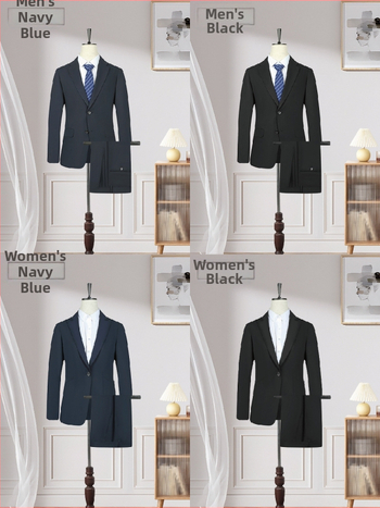 Unisex formálny oblek, štíhly strih, plochý golier, jednoradové zapínanie na jeden gombík, polyesterová tkanina s podšívkou zo spandexu, vhodný na svadby na jeseň 2025