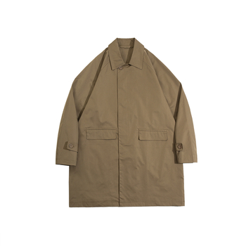 Palton | stil japonez retro, trend național, închidere cu un nasture, toamnă 2024