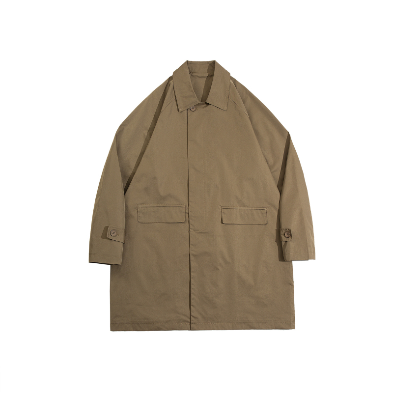 Palton | stil japonez retro, trend național, închidere cu un nasture, toamnă 2024
