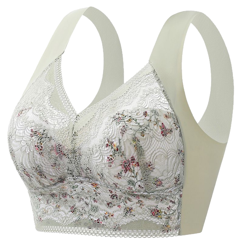 Čipkasti bustier-top bez žice, fiksne košarice, skuplja bočne dojke, vest stil, tanke košarice