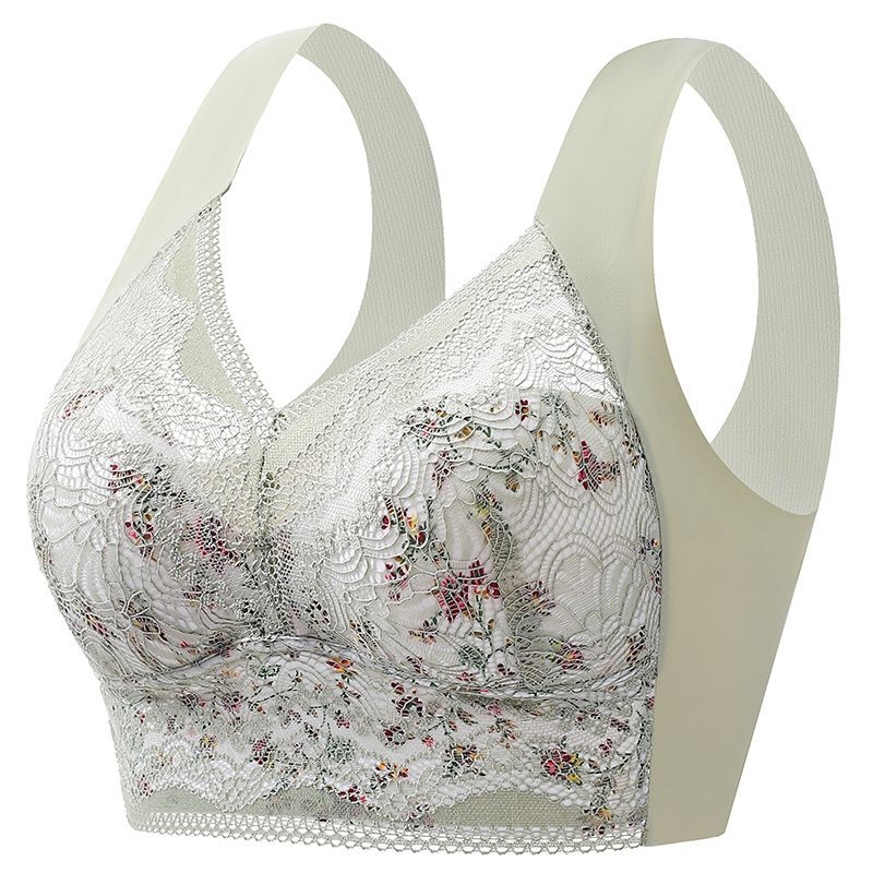 Čipkasti bustier-top bez žice, fiksne košarice, skuplja bočne dojke, vest stil, tanke košarice