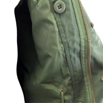 M65 taktička windbreaker jakna s kapuljom, stojeći ovratnik, gusta pamučna smjesa, labav kroj, više džepova