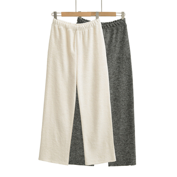 Ženske široke hlače od akrilnih vlakana, glavni materijal: spandeks, srednja debljina, jesen 2025