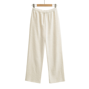 Ženske široke hlače od akrilnih vlakana, glavni materijal: spandeks, srednja debljina, jesen 2025