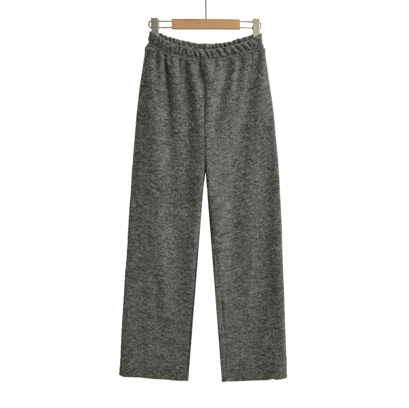 Ženske široke hlače od akrilnih vlakana, glavni materijal: spandeks, srednja debljina, jesen 2025