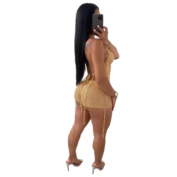 Ženski hlačni kostim, bez rukava, trodjelni set, hlače do 3/4 dužine, vuneno-polieterska smjesa 95% poliestera, ljeto 2023