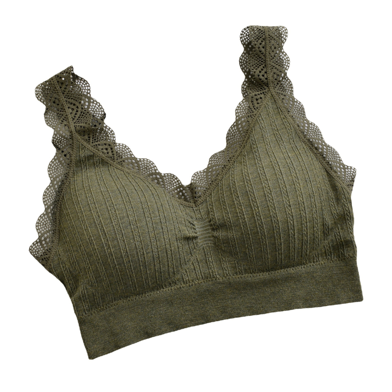 Čipkasti tube top s podstavom, ženski top u stilu prsluka, Modal tkanina