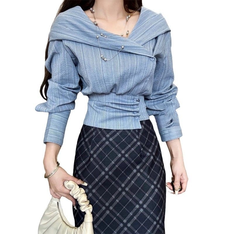 Ing, pamut-keverék anyagú Vinylon-nal, hercegnő ujjú, laza szabás, tavasz 2025