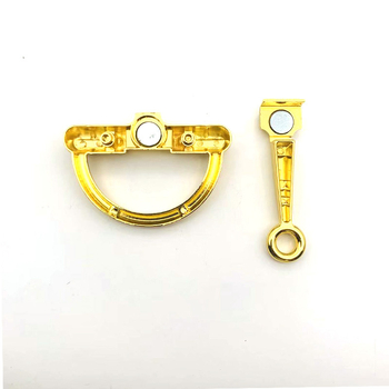 Κλείδωμα τσάντας – Μέταλλο, D-δαχτυλίδι, Γεωμετρικό μοτίβο, G2003