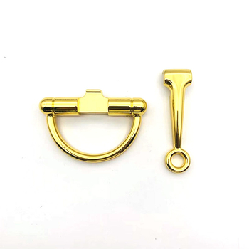 Κλείδωμα τσάντας – Μέταλλο, D-δαχτυλίδι, Γεωμετρικό μοτίβο, G2003