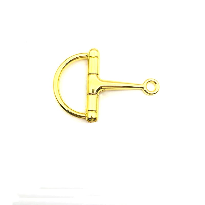 Κλείδωμα τσάντας – Μέταλλο, D-δαχτυλίδι, Γεωμετρικό μοτίβο, G2003